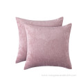 Square chenille Decorative Pillow Fabric For Bed, Sofa